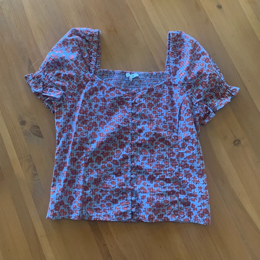 Madewell Floral Blouse